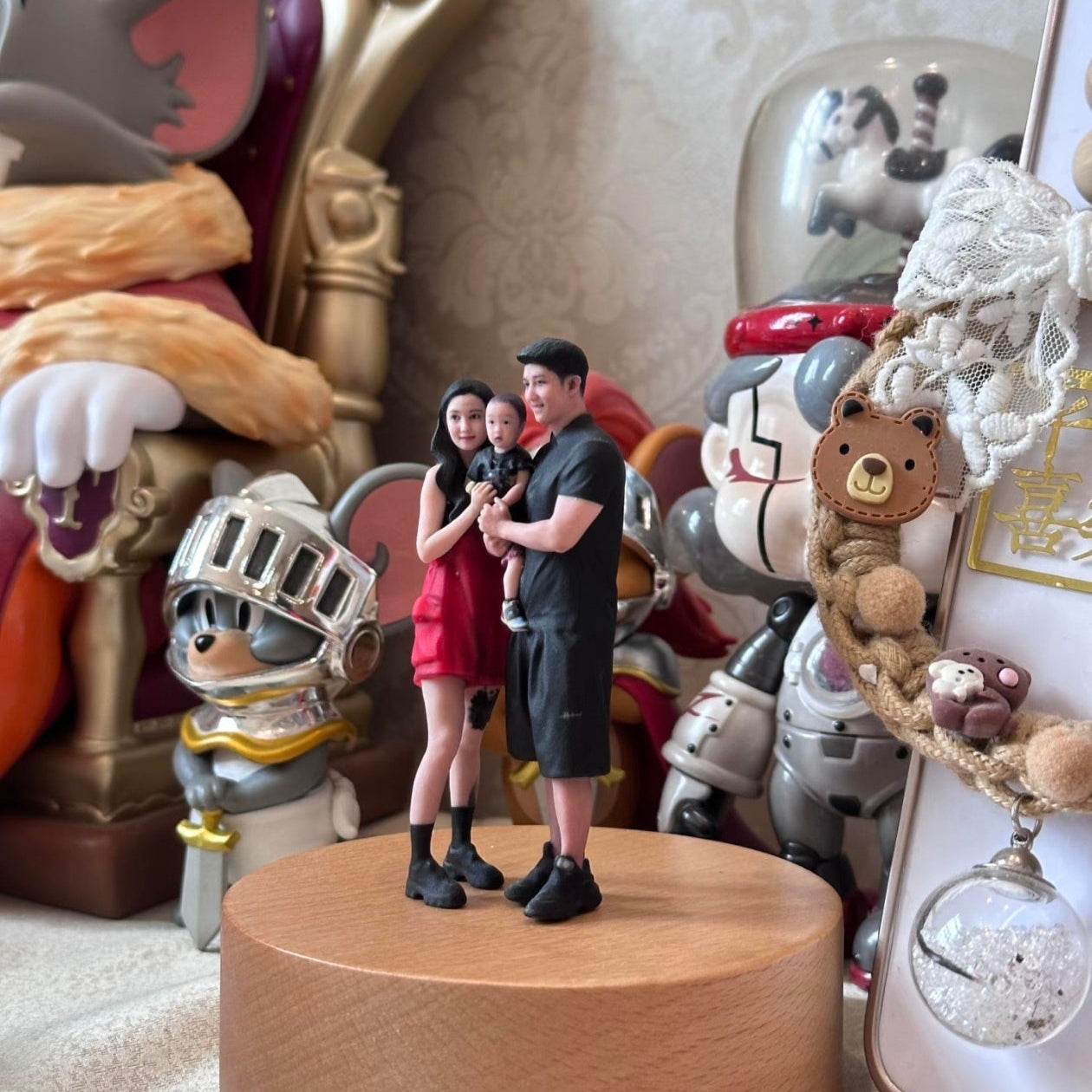 Customize 3D portraits of your loved ones