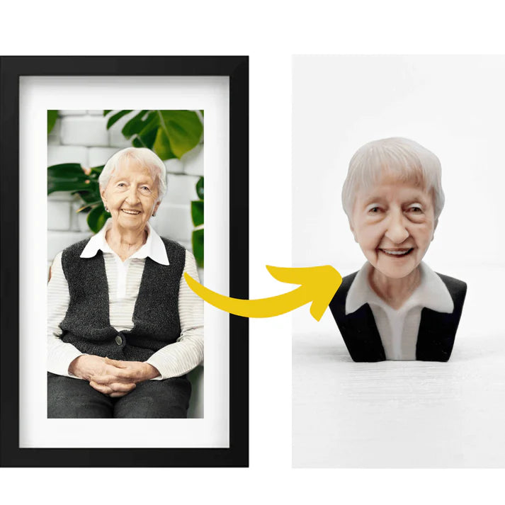 Customize 3D portraits of your loved ones