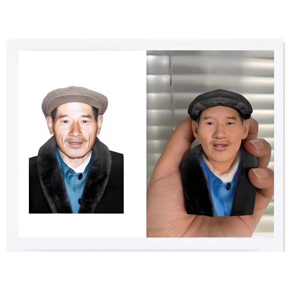Customize 3D portraits of your loved ones